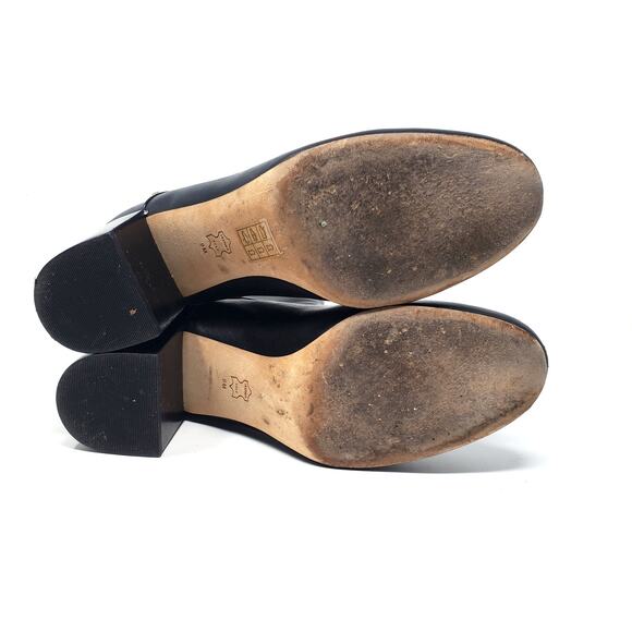 Tory Burch Kira 70MM Bootie Leather Ankle Boots Perfect Black 59585 Size US 9 - Picture 7 of 11